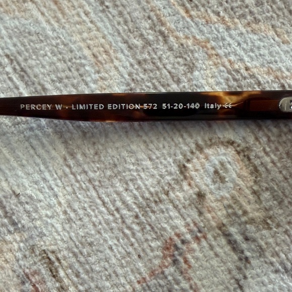 Warby Parker Tortoise Frame Limited Edition Percey W Sunglasses - Picture 4 of 5